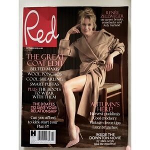 RED Magazine UK October 2019 Fall Issue - Renée Zellweger Cover